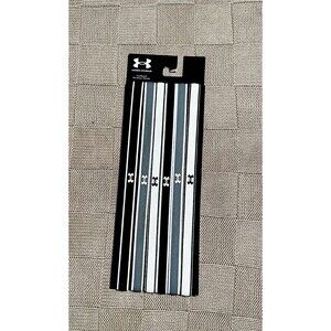 Under Armour Womens Headbands Non-Slip Elastic Athletic Slim 6 Pack  NWT